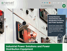 Tablet Screenshot of enersetcorp.com